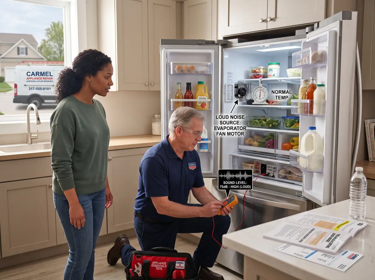 refrigerator making loud noise Carmel